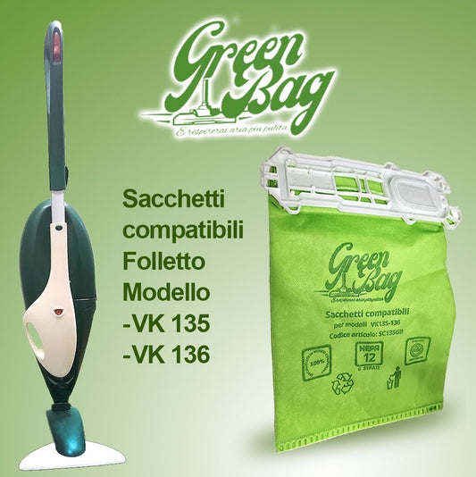 Sacchetti green bag vk135