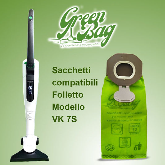 Sacchetti green bag vk7